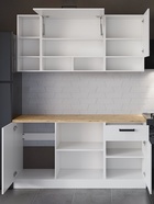 Кухонный гарнитур прямой «Варвара», 1600×600 мм, цвет белый - Фото 3