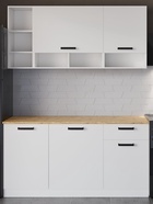 Кухонный гарнитур прямой «Варвара», 1600×600 мм, цвет белый - Фото 4