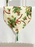 Дорожка на стол «Доляна. Новогодние ёлки», 35×180 см, бежевая - Фото 11