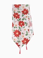 Дорожка на стол «Доляна. Новогодние цветы», белая, 35×180 см 10882956