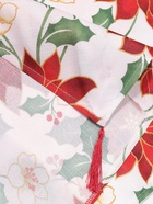 Дорожка на стол «Доляна. Новогодние цветы», белая, 35×180 см - Фото 8