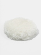 Зеркало складное «Мех», d=8 см, с увеличением, с искусственным мехом, белое - фото 809260753