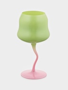 Бокалы для вина Pint, 450 мл, 8×19 см, набор 2 шт., стекло, зелёные, белые - Фото 3