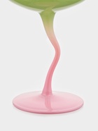 Бокалы для вина Pint, 450 мл, 8×19 см, набор 2 шт., стекло, зелёные, белые - Фото 5