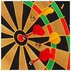 УЦЕНКА Набор для игры в дартс ONLYTOP, магнитное полотно диаметром 50 см, 6 дротиков - Фото 6