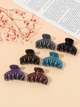 Крабик для волос «Джастин», зубчики, 6.5 см, МИКС (комплект 12 шт)