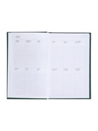 Ежедневник недатированный, А5, 160 листов, бумвинил, зелёный - Фото 13