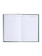 Ежедневник недатированный, А5, 160 листов, бумвинил, зелёный - Фото 14