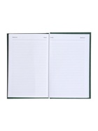 Ежедневник недатированный, А5, 160 листов, бумвинил, зелёный - фото 60063064