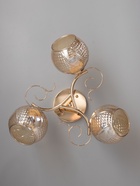 Люстра «Элегия» 2046/3, 3×60 Вт, Е27, d42. h=21 см, золото/бронза - фото 58175613