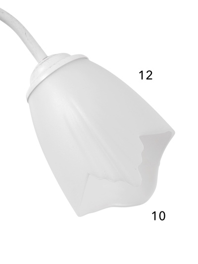 Люстра «Виолетта» 1007/5, 5×15 Вт, Е27, 58×54×32 см, белый/золото