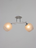 Люстра «Люси» 2028/2, 2×60 Вт, Е27, 47×15.5×24 см, белый - фото 58175672