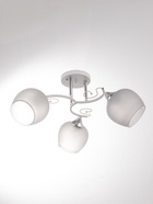Люстра «Люси» 2028/3, 3×60 Вт, Е27, 54×24 см, белый - фото 809261085