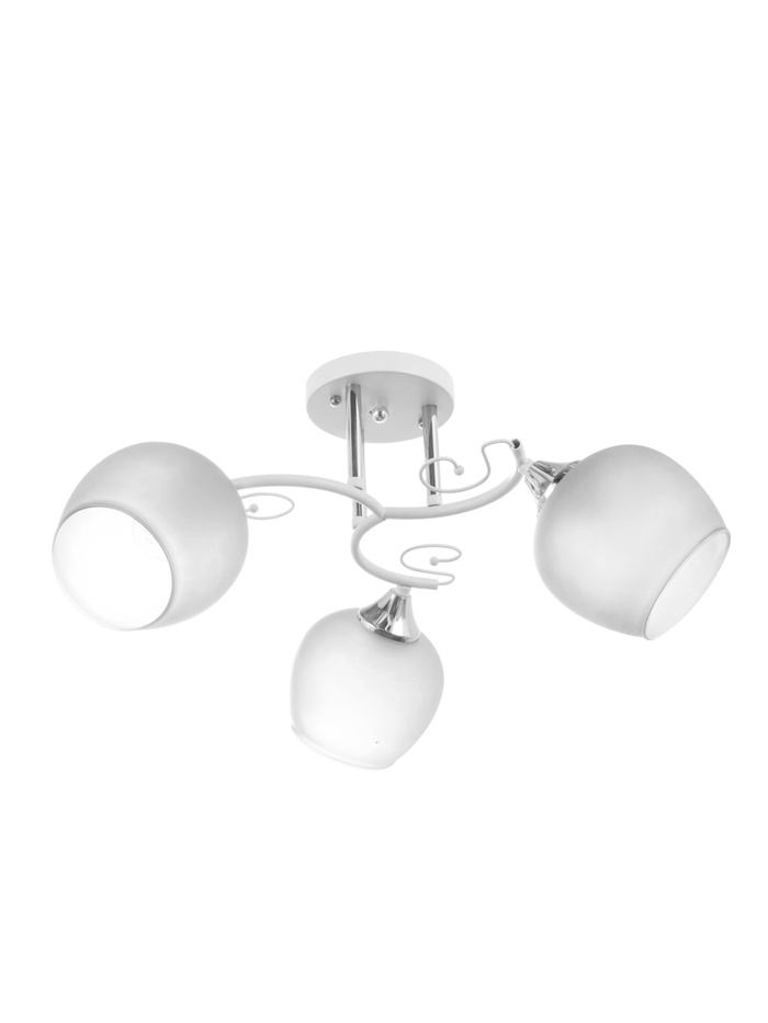 Люстра «Люси» 2028/3, 3×60 Вт, Е27, 54×24 см, белый - Фото 1