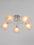 Люстра «Люси» 2028/5, 5×60 Вт, Е27, 60×24 см, белый - фото 58175688