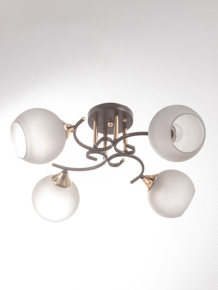 Люстра «Севиль» 2094/4, 4×60 Вт, Е27, 53×24 см, кофе/золото - Фото 1