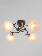 Люстра «Севиль» 2094/4, 4×60 Вт, Е27, 53×24 см, кофе/золото - фото 58175704