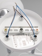 Люстра «Люнэ» 2098/3, 3×60 Вт, Е27, 54×24 см, белый/хром - фото 58175718