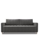 Диван прямой «Берген», НПБ, тик – так, цвет серый luma 24 - Фото 2