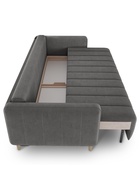 Диван прямой «Берген», НПБ, тик – так, цвет серый luma 24 - Фото 6