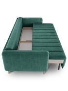 Диван прямой «Берген», НПБ, тик – так, цвет зелёный ultra forest - Фото 6