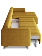 Диван угловой «Берген», НПБ, тик – так, цвет горчичный luma 07 - Фото 6