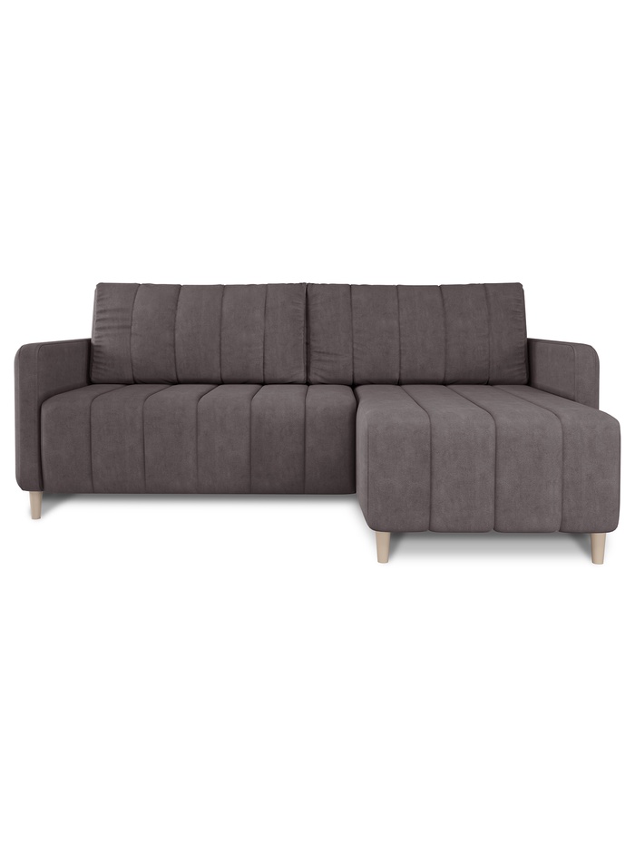 Диван угловой «Берген», НПБ, тик – так, цвет коричневый ultra Stone - Фото 1