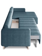 Диван угловой «Берген», с ящиком, НПБ, тик – так, цвет серый luma 23 - Фото 6