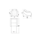 Кресло-кровать Визит 8/Luma 14+Luma 24 - фото 14967019