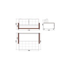 Диван б/д Дамаск/Newtone Kiwi - фото 14967022