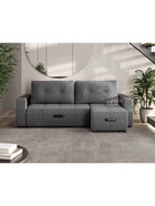 Диван угловой Джаз/Newtone Antracite - фото 14953007