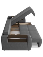 Диван угловой Джаз/Newtone Antracite - фото 14953012