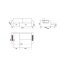 Диван угловой Джаз/Newtone Antracite - фото 14967024