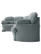 Диван угловой левый Квин 6/Newtone Aqwa Blue - фото 14953206