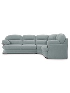 Диван угловой «Квин 6», правый, пружинная «змейка», без механизма, цвет серо – голубой newtone aqwa blue 10929518