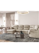 Диван угловой правый Квин 6, не раскладной/Luma 03 - фото 14953330