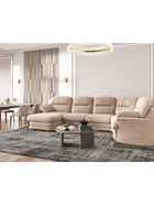 Диван б/д угловой левый Квин 6/Luma 03 - фото 14953378