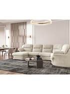 Диван б/д угловой левый Квин 6, не раскладной/Luma 01 - фото 14953407