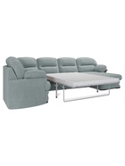 Диван б/д угловой правый Квин 6/Newtone aqwa blue - фото 14953460