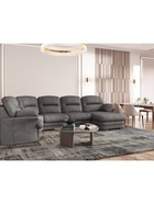 Диван б/д угловой правый Квин 6, не раскладной/Dacota 10 - фото 14953481