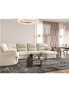 Диван б/д угловой правый Квин 6, не раскладной/Luma 01 - фото 14953490