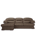 Диван угловой малый «Квин 6», левый, раскладушка «Седофлекс», цвет коричневый dacota 05 10929557