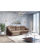 Диван угловой левый Квин 6 м/д, не раскладной/Dacota 05 - фото 14953556