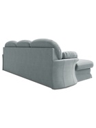 Диван угловой левый Квин 6 м/д, не раскладной/Newtone aqwa blue - фото 14953582