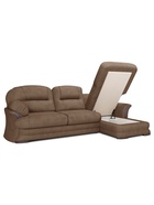 Диван угловой правый Квин 6 м/д /Dacota 05 - фото 14953598