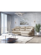 Диван угловой правый Квин 6 м/д, не раскладной/Dacota 02 - фото 14953639