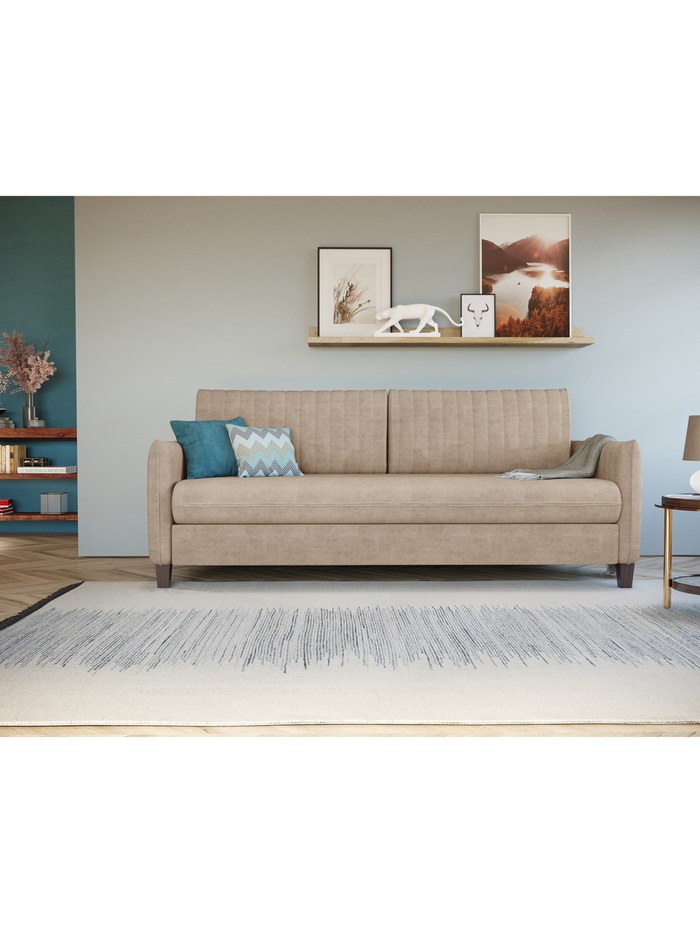 Диван прямой «Мальме», НПБ, тик - так, цвет бежевый ultra beige