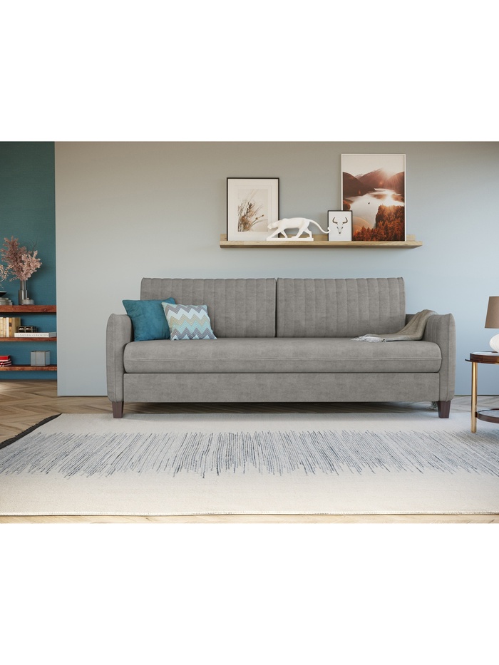 Диван прямой «Мальме», НПБ, тик - так, цвет серый ultra grey