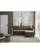 Диван угловой Мальме/Newtone dark brown - фото 14953738