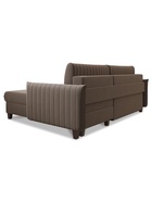 Диван угловой Мальме/Newtone dark brown - фото 14953742